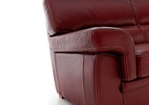 Divano letto / moderno / in pelle / 2 posti