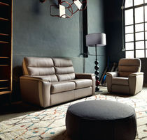 Divano letto / moderno / beige / in tessuto