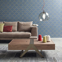 Tavolino basso moderno / in legno / in metallo...