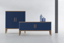 Credenza moderna / in pelle