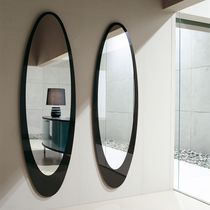 Specchio a muro / moderno / ovale / in legno...