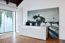 Credenza alta / moderna / in MDF laccato