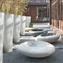 Tavolino basso design organico / in polietilene...