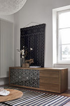 Credenza moderna / in legno / in vetro /...