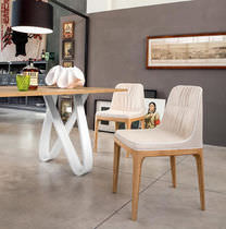 Sedia moderna / imbottita / in rovere /...