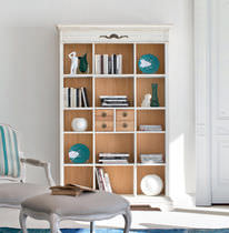 Libreria alta / classica / in legno laccato...