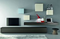 Parete attrezzata TV moderno / in legno...