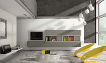 Parete attrezzata TV moderno / in legno...