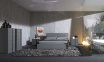 Cassettiera moderna / in legno laccato /...