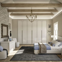 Armadio moderno / in legno laccato / con...