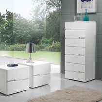 Cassettiera moderna / in legno laccato /...