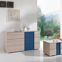 Cassettone moderno / in legno / blu