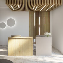 Banco reception in melamminico