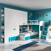 Cameretta bianca / blu / in legno / per...