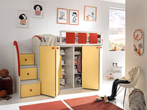 Letto a soppalco / singolo / moderno / per...