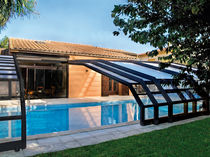 Copertura per piscina a parete / scorrevole...