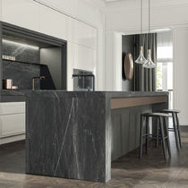 Cucina moderna / in legno / in marmo / con...