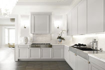 Cucina moderna / in metallo / in legno /...