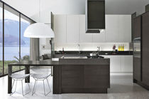 Cucina moderna / in legno / in marmo / con...