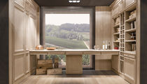 Cucina moderna / in rovere / di misura media...
