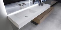 Piano lavabo in composito