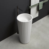 Lavabo da terra / in composito / rotondo...