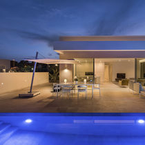 Ombrellone laterale / contract / in Sunbrella®...