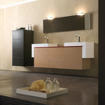 Mobile lavabo sospeso / in laminato / in...