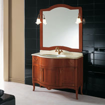 Mobile lavabo da appoggio / in legno / moderno...