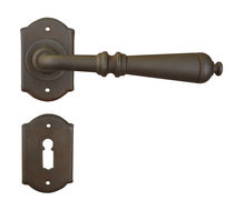 Maniglia per porta / in ferro / classica