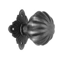Pomello per porta moderno / in acciaio inossidabile