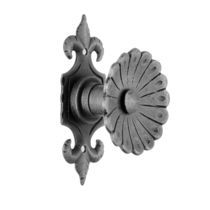 Pomello per porta moderno / in acciaio inossidabile
