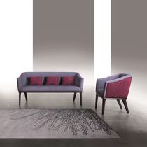 Divano moderno / in tessuto / viola