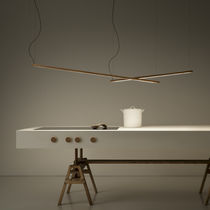 Lampada a sospensione / in rovere / in noce...