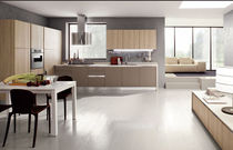Cucina moderna / impiallacciata in legno...