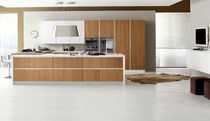 Cucina moderna / in noce / con isola / senza...