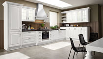 Cucina moderna / in laminato / bianca /...