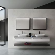 Specchio da bagno a muro / moderno / rettangolare...