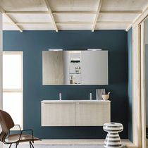 Specchio da bagno a muro / moderno / rettangolare...