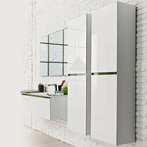 Mobile lavabo sospeso / in laminato / in...