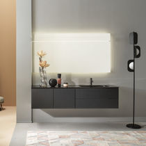Mobile lavabo a muro / in melaminico / in...
