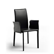 Sedia moderna / in pelle / con supporto...