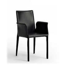 Sedia moderna / in pelle / con supporto...