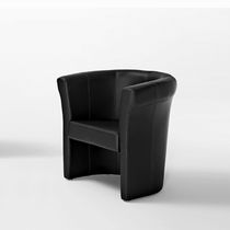 Poltrona moderna / in pelle / bridge / contract