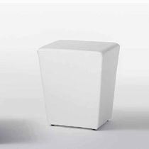 Pouf moderno / in pelle