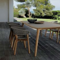 Sedia da giardino moderna / in teak / in...