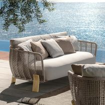 Divano moderno / da giardino / grigio /...