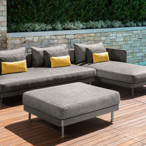 Pouf moderno / in tessuto / in alluminio...