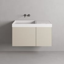 Lavabo sospeso / in Corian® / senza foro...