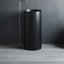 Lavabo a pavimento / in acciaio inox / in...